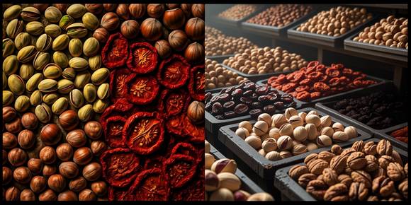 Frutta secca di tanti tipi